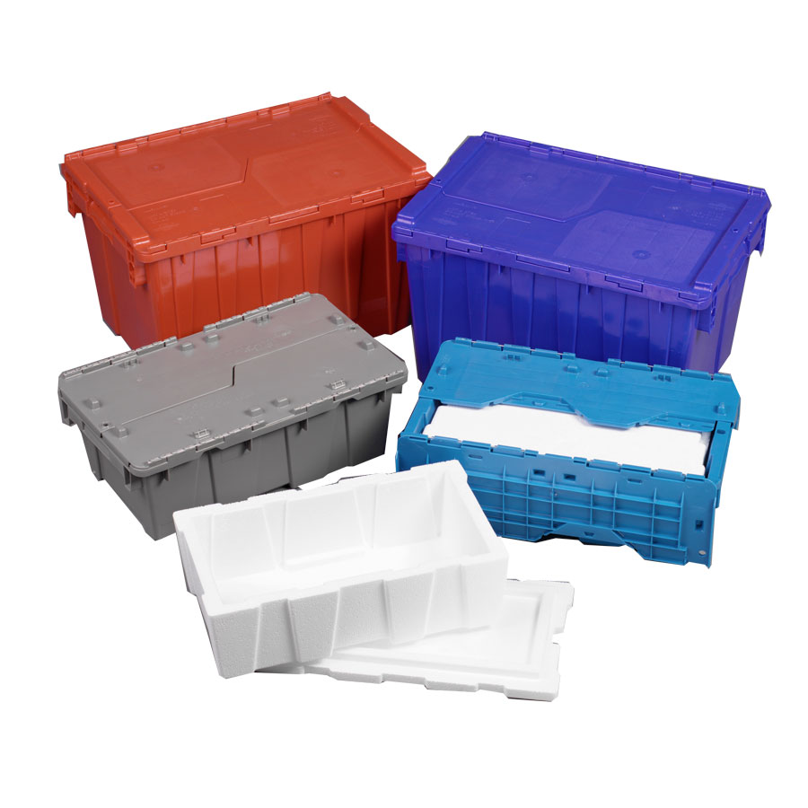 Temperature Safe Shipping and Transportation Packaging, Polar Tech  Industries, Inc. Reusable Insulated Totes, HT22-RED