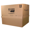 46&frac34; x 39 x 36-51&quot; Ice-Box Corrugated GE101KD M - - alt view 1