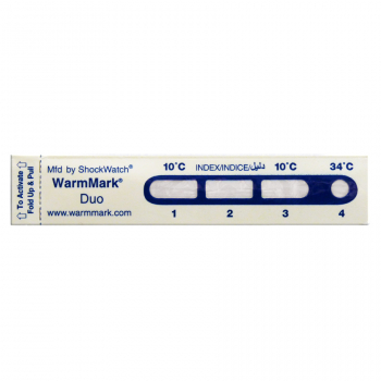 10&deg;C &amp; 34&deg;C/50&deg;F &amp; 93&deg;F Temperature Tags, 524 WarmMark&reg; Duo