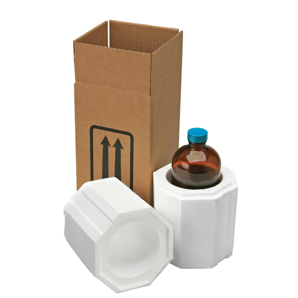  5 x 5 x 10.875" ID Safeway&reg; Series UN &amp; DOT Compliant Corrugated Box, 716TUN/KD