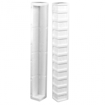 22 x 2 x 2&quot; Foam Edge Protectors, 908F Closed Ends