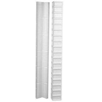 36 x 2.5 x 2.5&quot; Foam Edge Protectors, 909F Open Ends