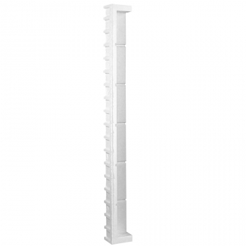 34 x 2.5 x 2.5&quot; Foam Edge Protectors, 910F Closed Ends