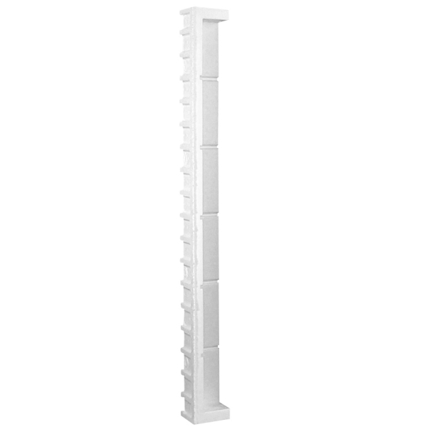 34 x 2.5 x 2.5&quot; Foam Edge Protectors, 910F Closed Ends