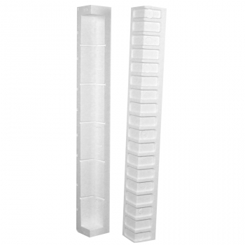 33 x 2.5 x 2.5&quot; Foam Edge Protectors, 914F Closed Ends