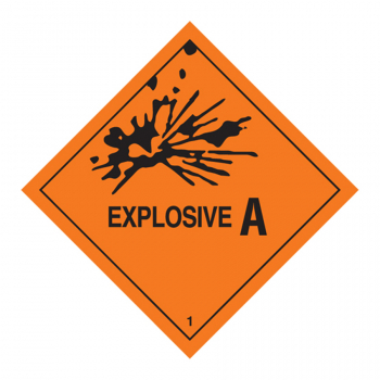 Hazard Labels HML 401 HAZARD CLASS 1 EXPLOSIVES