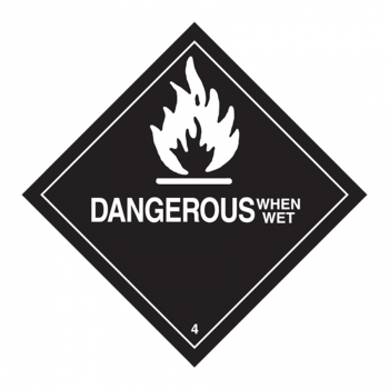 Hazard Labels HML 409 HAZARD CLASS 4 FLAMMABLE SOLIDS