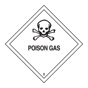 Hazard Labels HML 414 HAZARD CLASS 2 GASSES