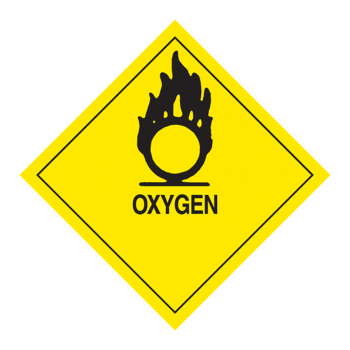 Hazard Labels HML 425 HAZARD CLASS 2 GASSES