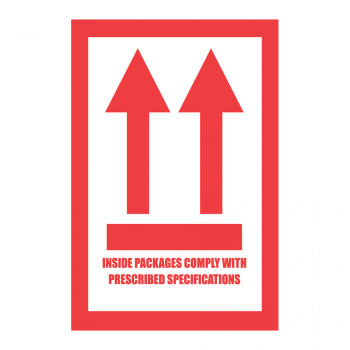 IATA 406 INSIDE PACKAGES COMPLY WITH PRESCRIBED SPECIFICATIONS
