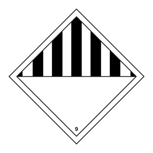 Hazard Labels IATA 431 HAZARD CLASS 9 MISCELLANEOUS DANGEROUS GOODS