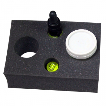  4 CAVITY INSERT, FITS 5-100ML BOTTLES &amp; VIALS, INS/4 CAV MULTI