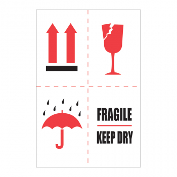 IPM 417 4 x 6 FRAGILE KEEP DRY
