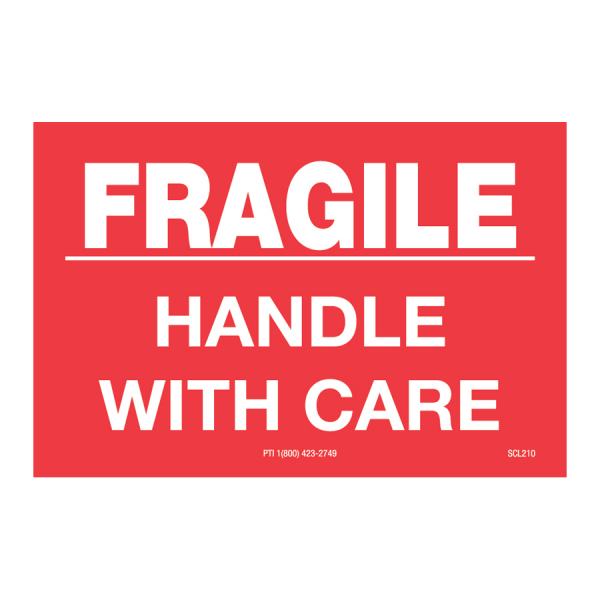 SCL 210 3 x 2 FRAGILE HANDLE WITH CARE