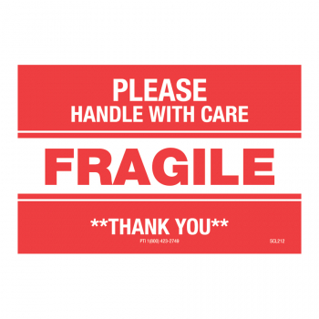 SCL 212 3 x 2 FRAGILE PLEASE HANDLE WITH CARE **THANK YOU**