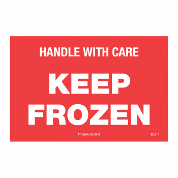 SCL 217 3 x 2 KEEP FROZEN HANDLE WITH CARE