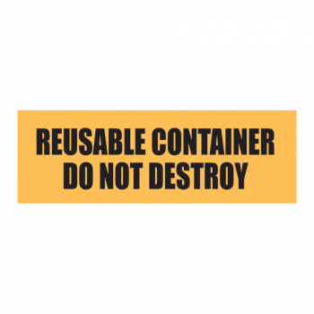SCL 249 3 x 1 REUSABLE CONTAINER DO NOT DESTROY