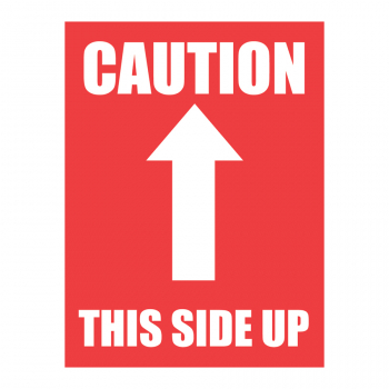 SCL 511R 3 x 4 CAUTION THIS SIDE UP