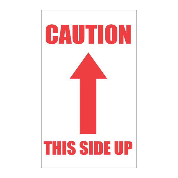 SCL 515 3 x 5 CAUTION THIS SIDE UP