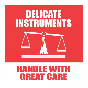 SCL 537 4 x 4 DELICATE INSTUMENTS HANDLE WITH GREAT CARE