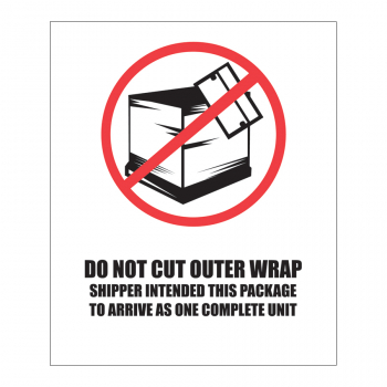 SCL 585 5 x 6 DO NOT CUT OUTER WRAP SHIPPER INTENDED THIS PACKAGE TO ARRIVE AS ONE COMPLETE UNIT