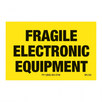 SPL 123 2 x 1.25 FRAGILE ELECTRONIC EQUIPMENT