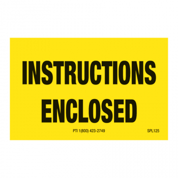 SPL 125 2 x 1.25 INSTRUCTIONS ENCLOSED