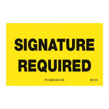 SPL 133 2 x 1.25 SIGNATURE REQUIRED