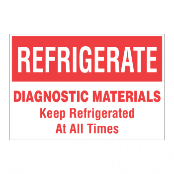 TAL 570 4 x 2.75 REFRIGERATE UPON ARRIVAL DIAGNOSTIC MATERIALS