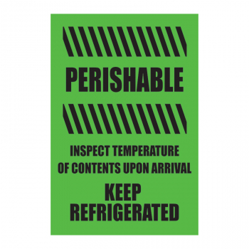 TAL 818 4 x 6 PERISHABLE KEEP REFRIGERATED