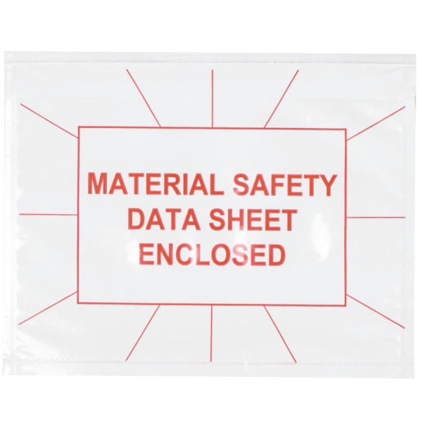 Full Face Material Safety Data Sheets Envelope