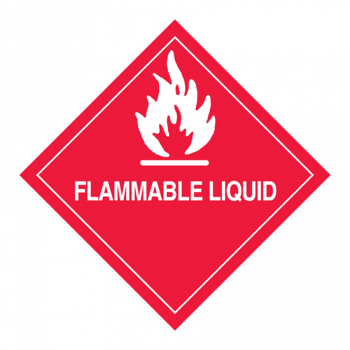 Hazard Labels HML 406 HAZARD CLASS 3 FLAMMABLE LIQUIDS