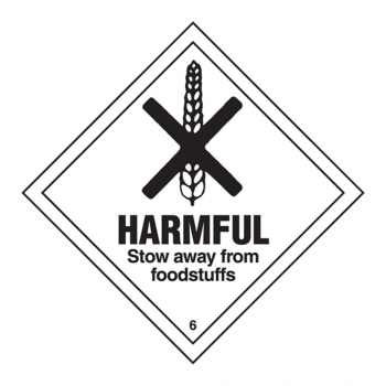 Hazard Labels HML 428 HAZARD CLASS 6 POISONOUS &amp; ETIOLOGICA