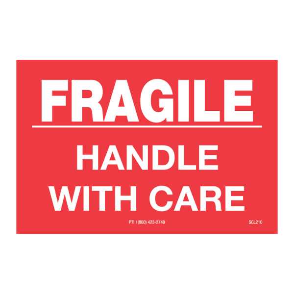 SCL 210 3 x 2 FRAGILE HANDLE WITH CARE