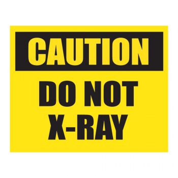 SCL 219 2.5 x 2 CAUTION DO NOT XRAY
