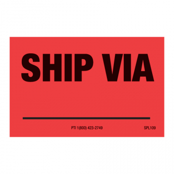 SPL 109 2 x 1.25 SHIP VIA _______